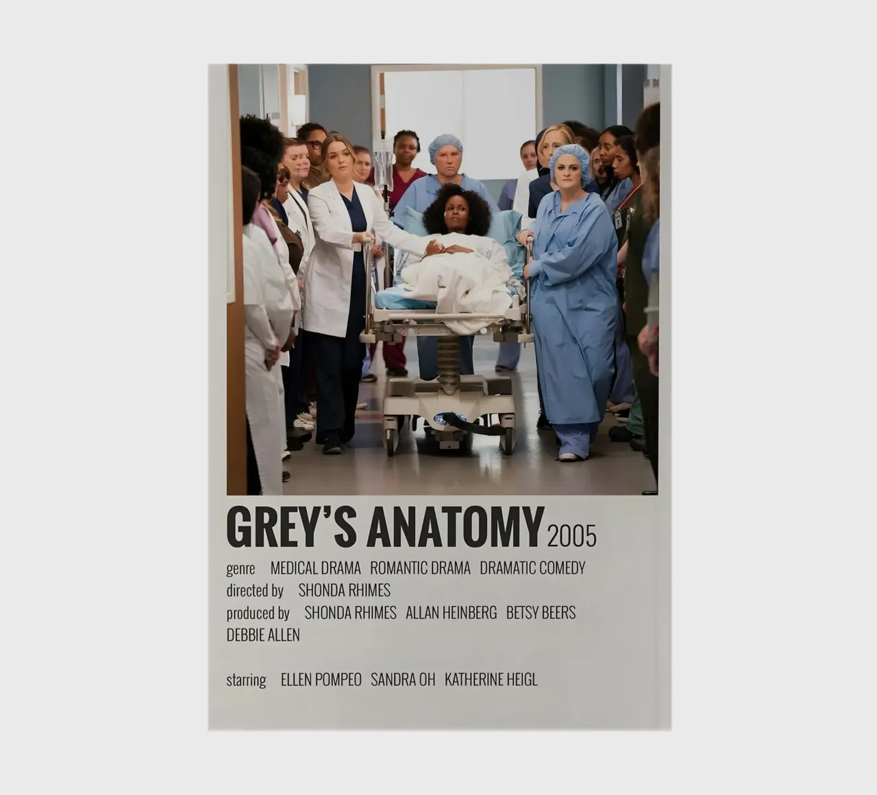 GREY'S ANATOMY 2005 notebook by MVFminimalist