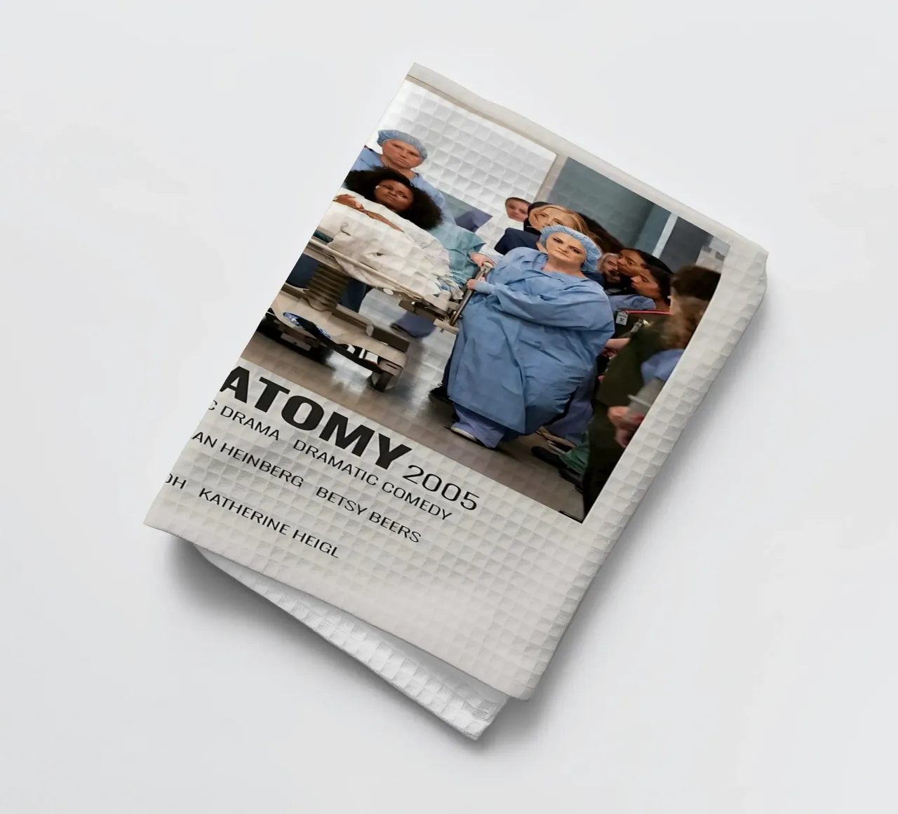 GREY'S ANATOMY 2005 canovaccio da cucina da MVFminimalist