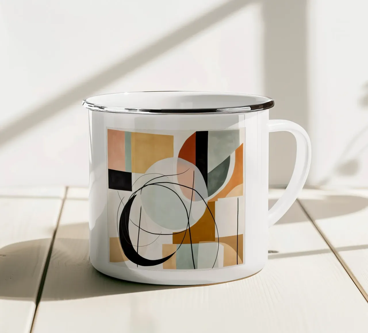 Arte da parete di Imagine tazza in smalto da Imagine
