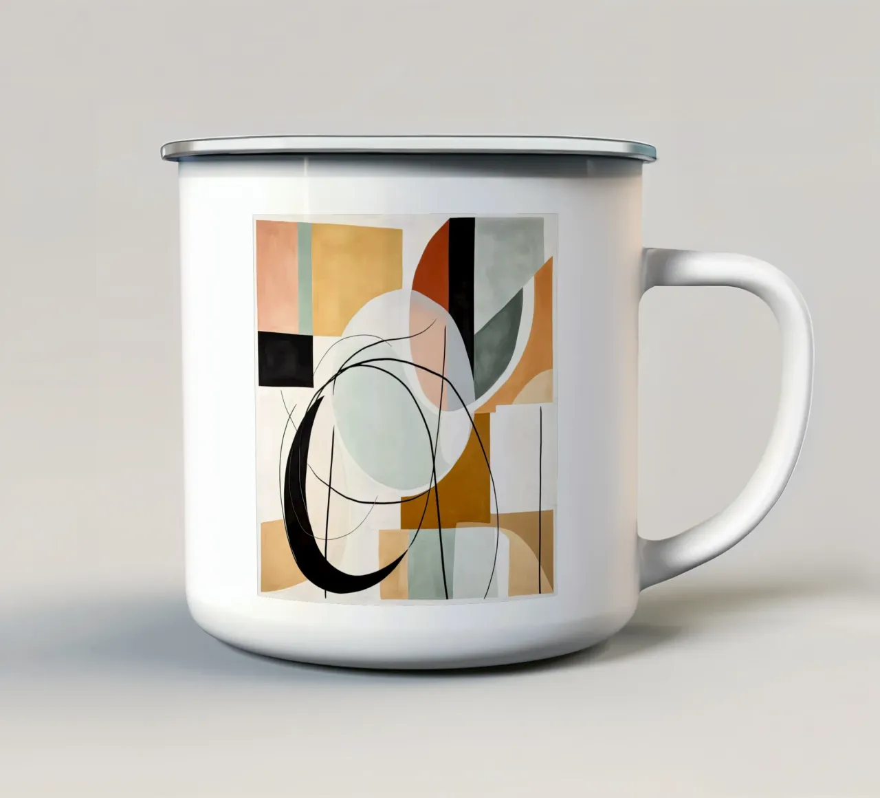 Arte da parete di Imagine tazza in smalto da Imagine