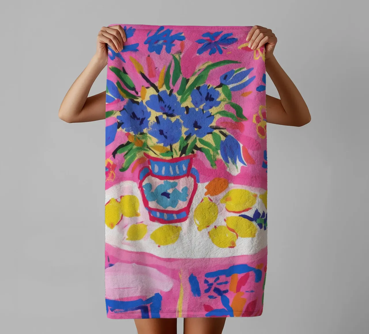 Lemon Table Levity towel by Tiga Bersama