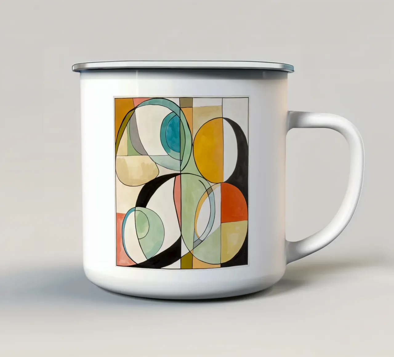 Arte da parete di Imagine tazza in smalto da Imagine
