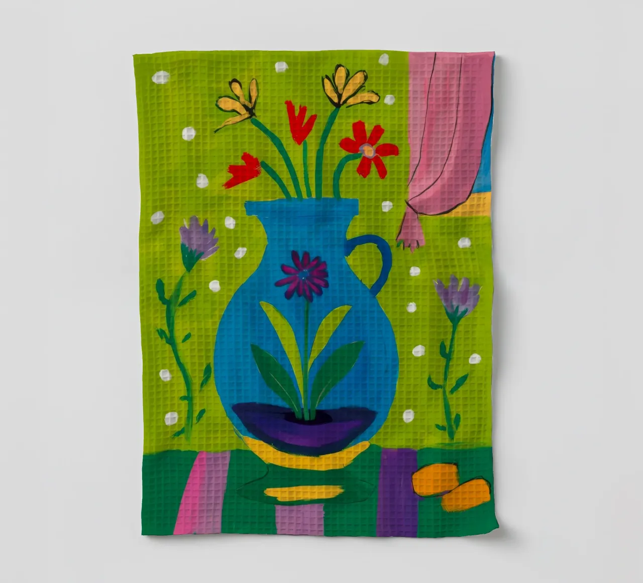 Vaso a goccia Verdant canovaccio da cucina da Tiga Bersama