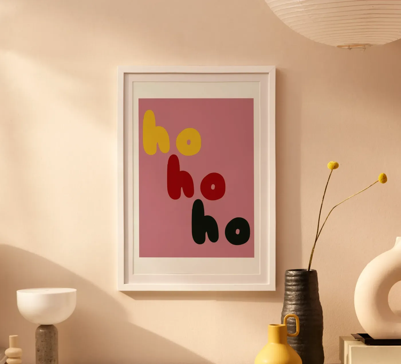 Hohoho Poster von Mottos by Sinan Saydik