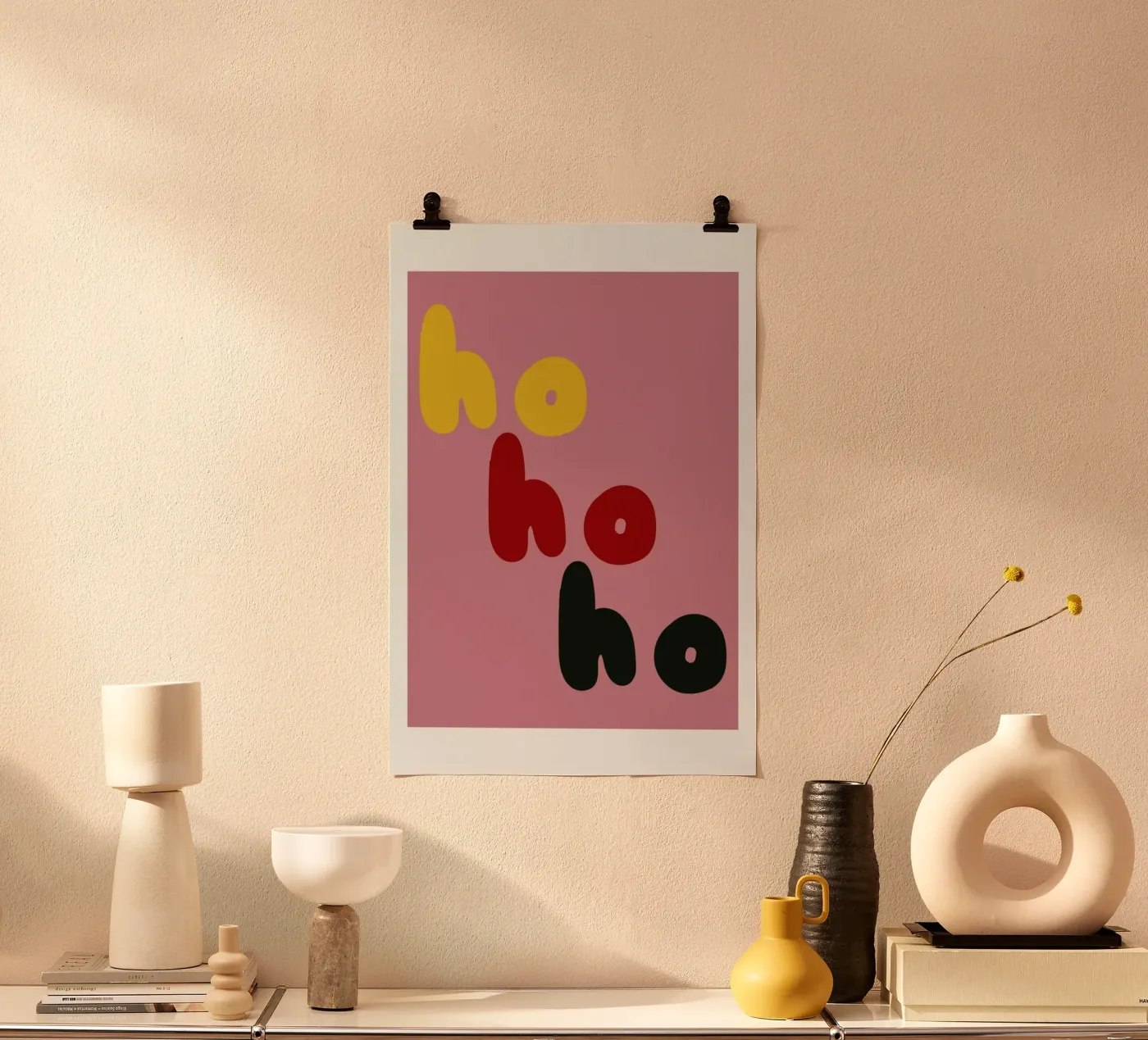 Hohoho Poster von Mottos by Sinan Saydik