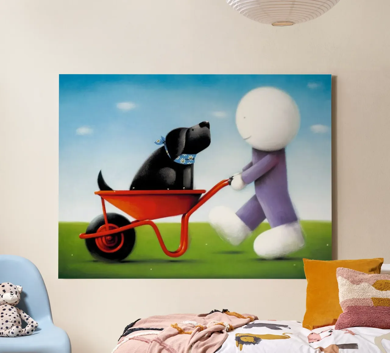 Daisy-pad - Doug Hyde canvas met Baklijst van Hyde Hi