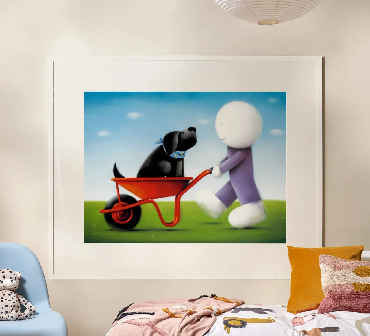 Daisy Trail - Doug Hyde poster with aluminum frame by Hyde Hi