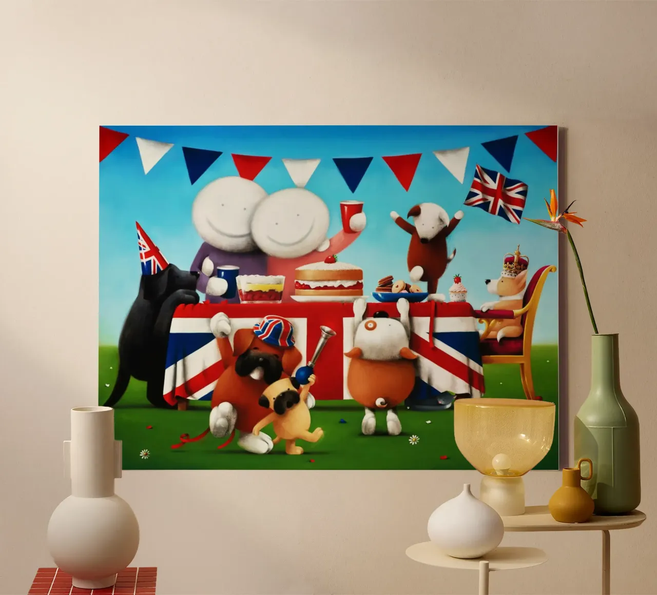 Festa in giardino Doug Hyde tela da Hyde Hi