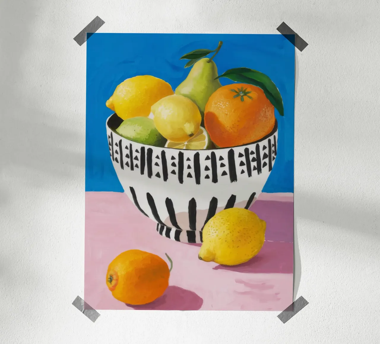 Geometrie der Zitrusfrüchte Hahnemühle von Tiga Bersama