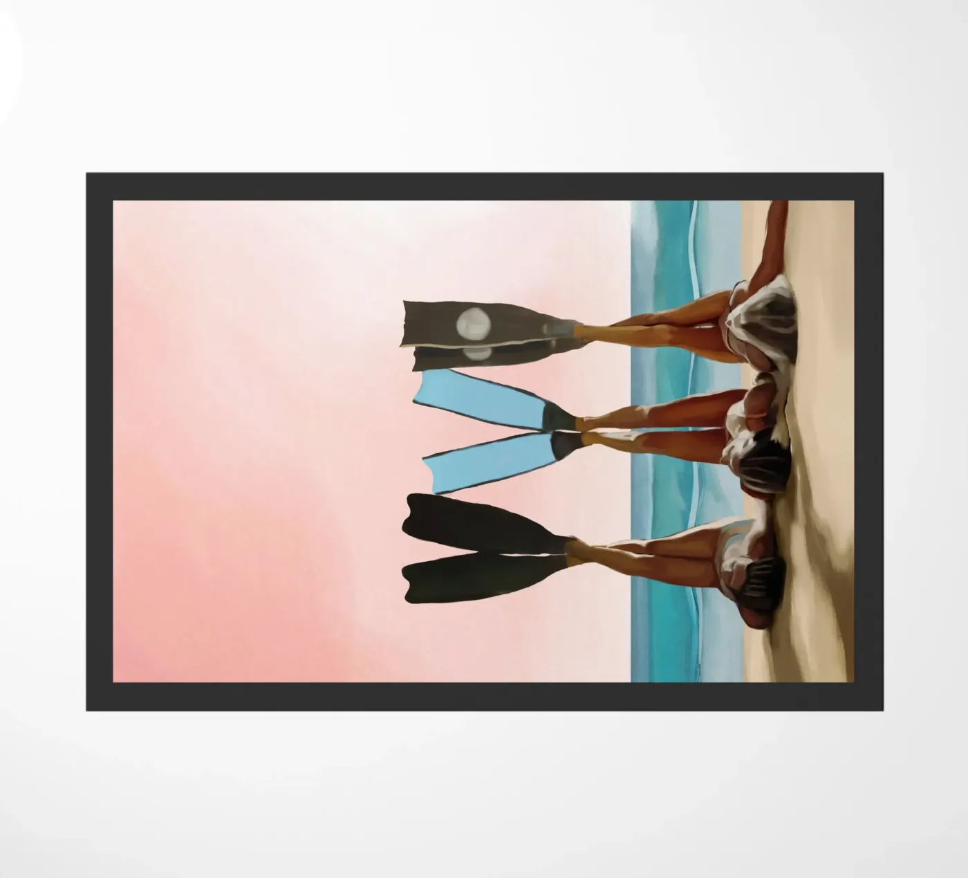 Beachside Bliss doormat by Verse