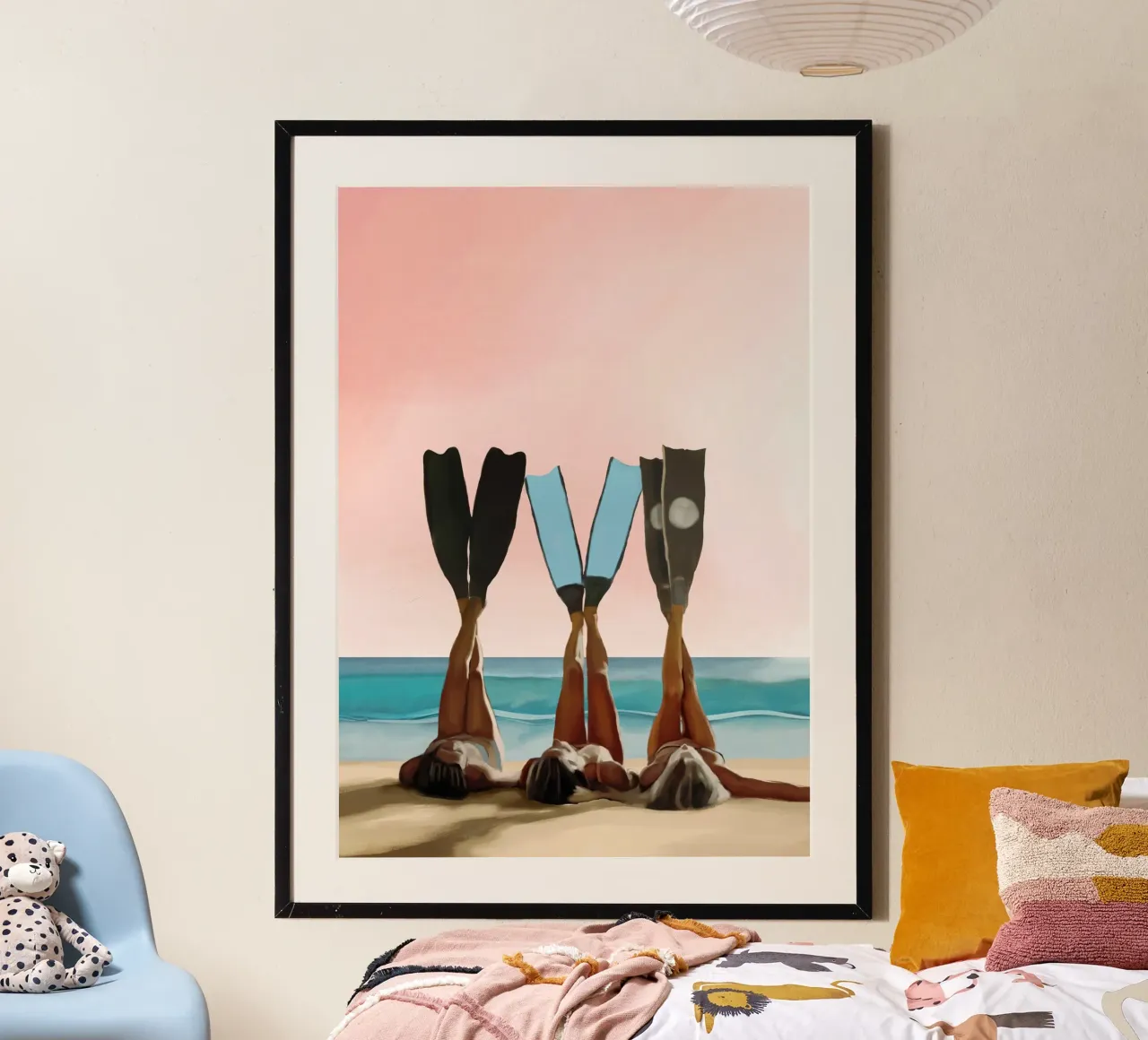 Beatitudine sulla spiaggia poster da Verse