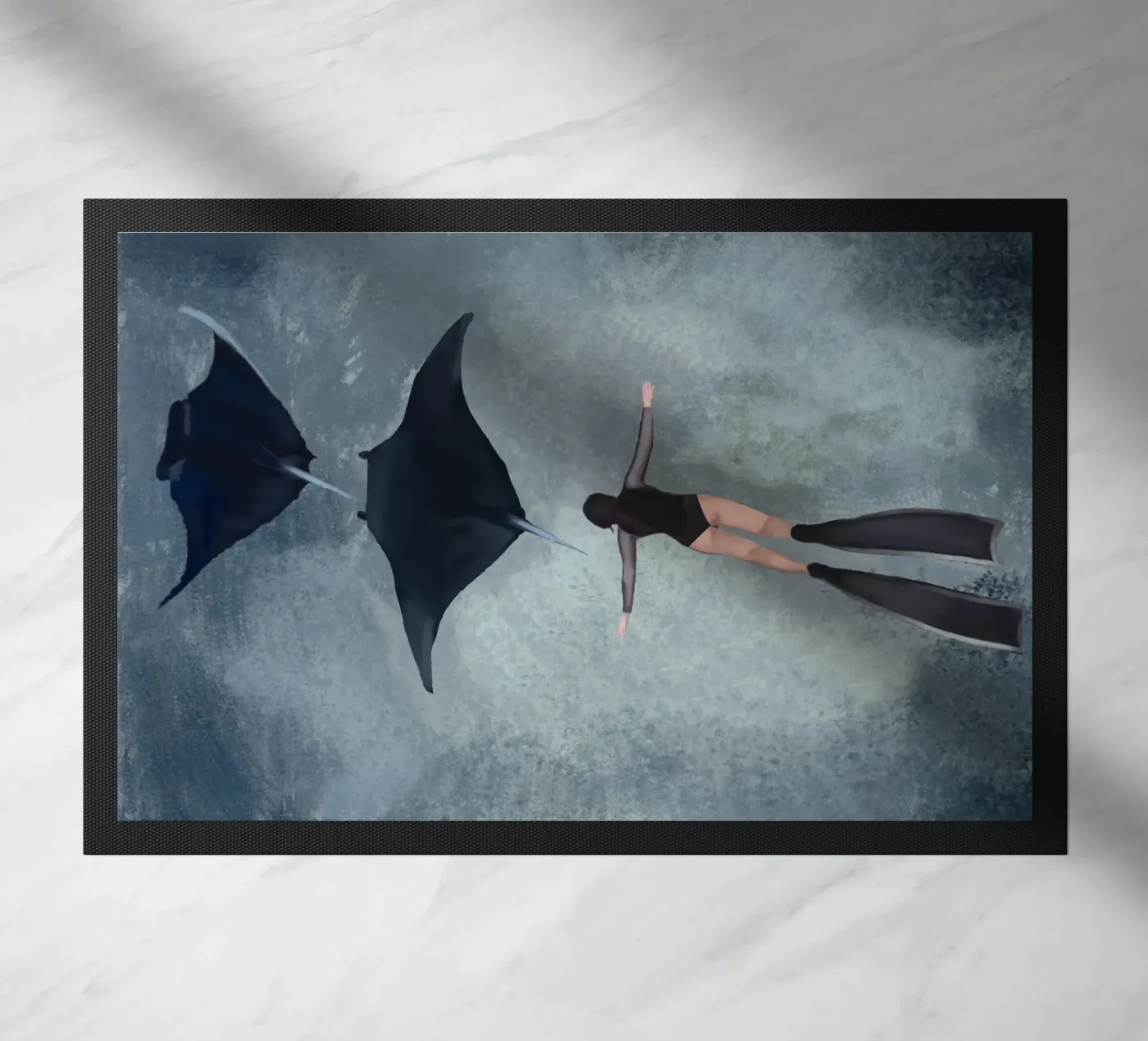 Beneath the Surface doormat by Verse