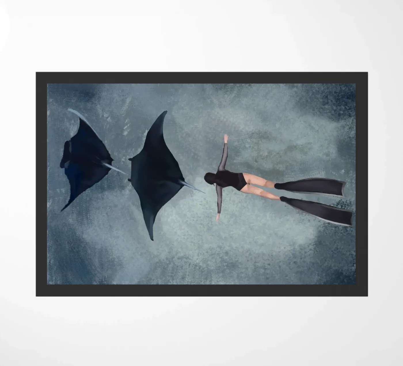 Beneath the Surface doormat by Verse