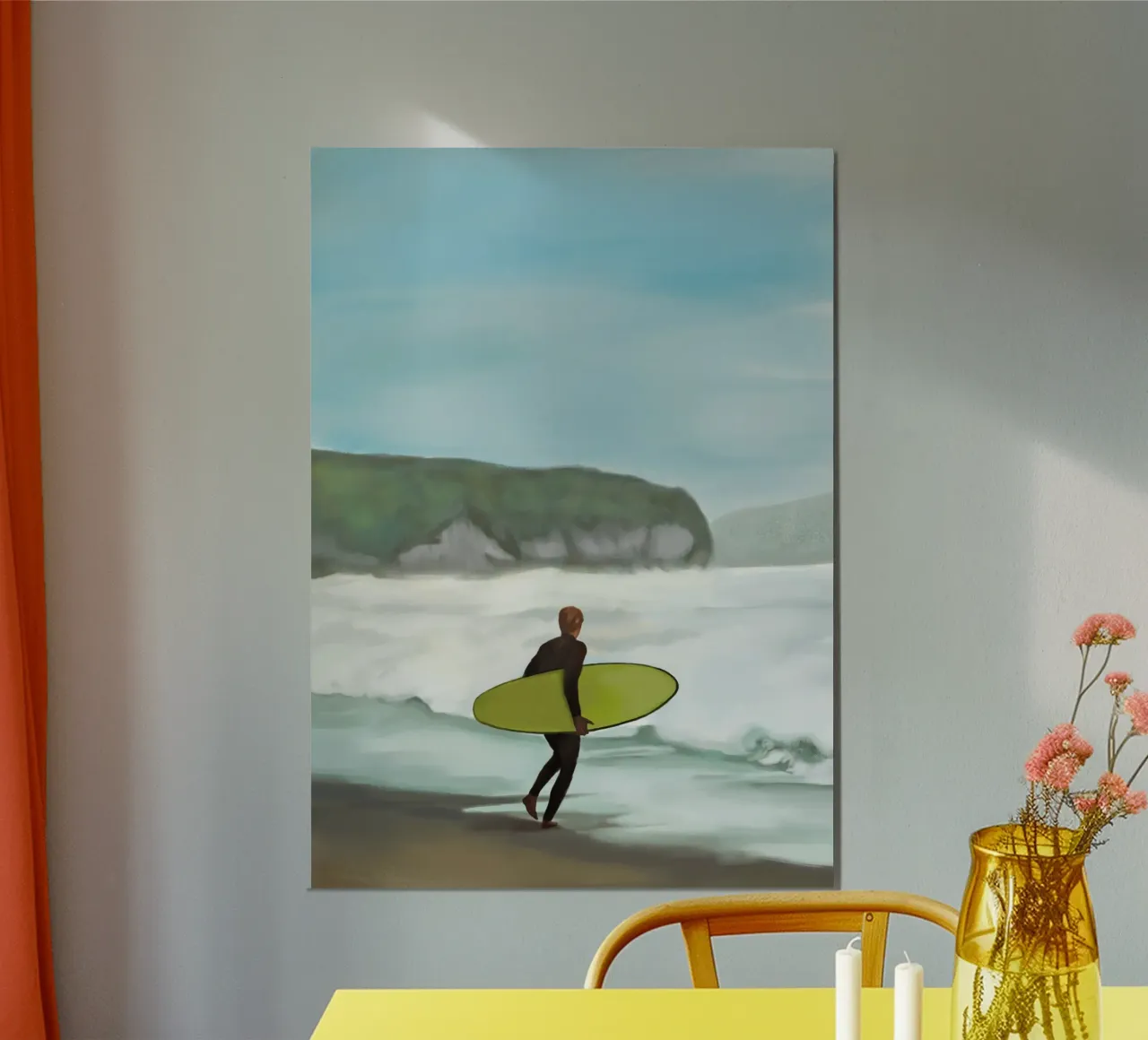 Catturare l'onda poster con telaio in alluminio da Verse