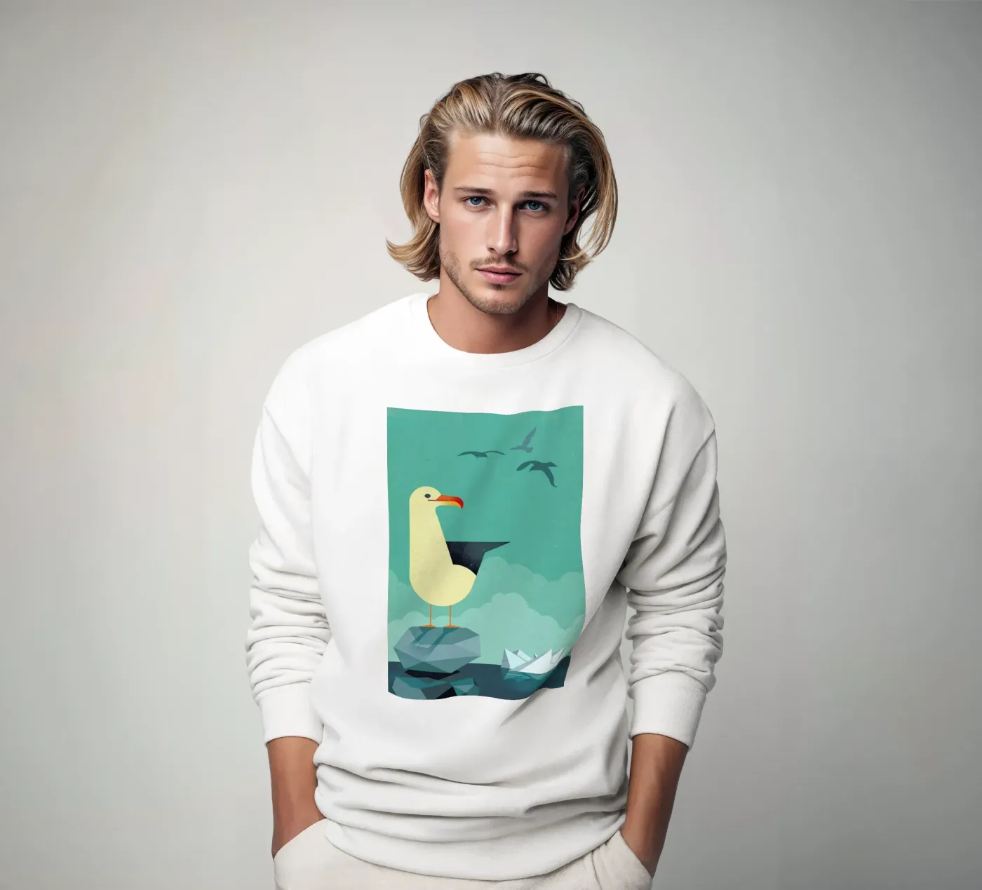 Seagull felpa da Dieter Braun