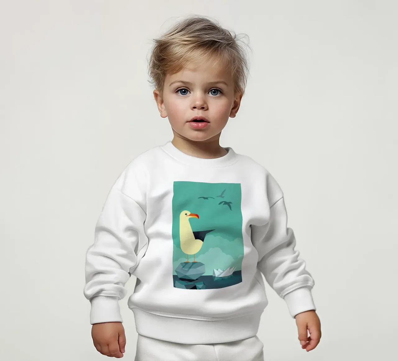 Seagull felpa neonato da Dieter Braun