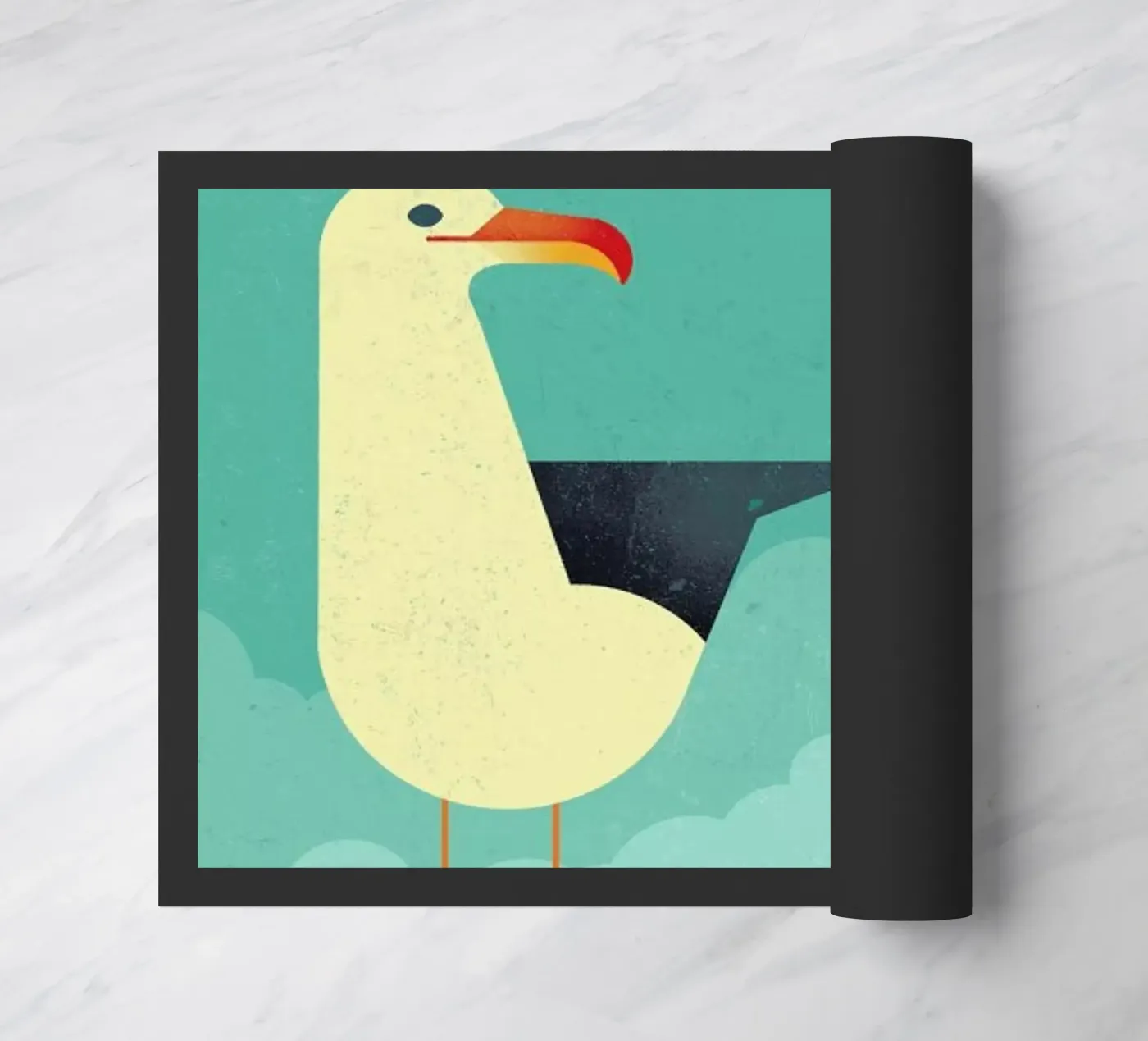 Seagull doormat by Dieter Braun