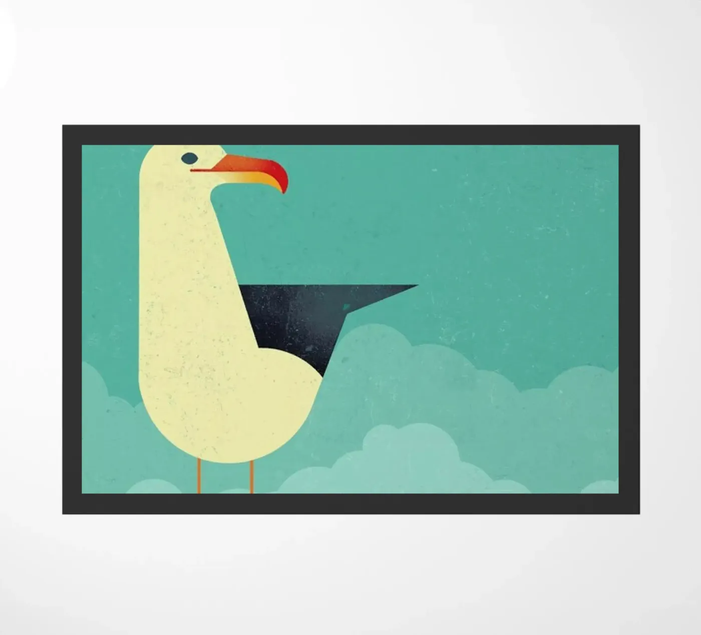 Seagull doormat by Dieter Braun