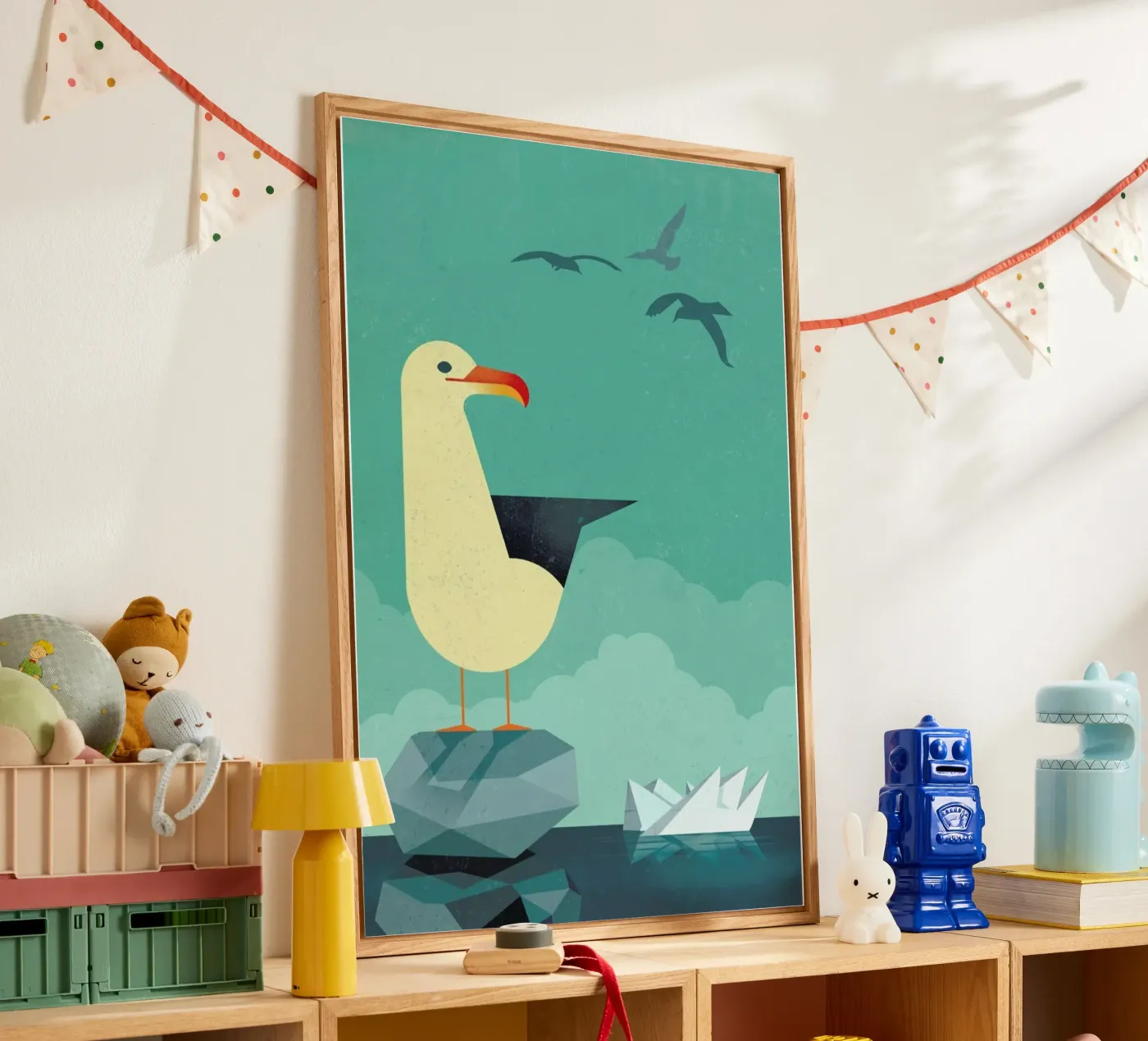 Seagull acryl van Dieter Braun