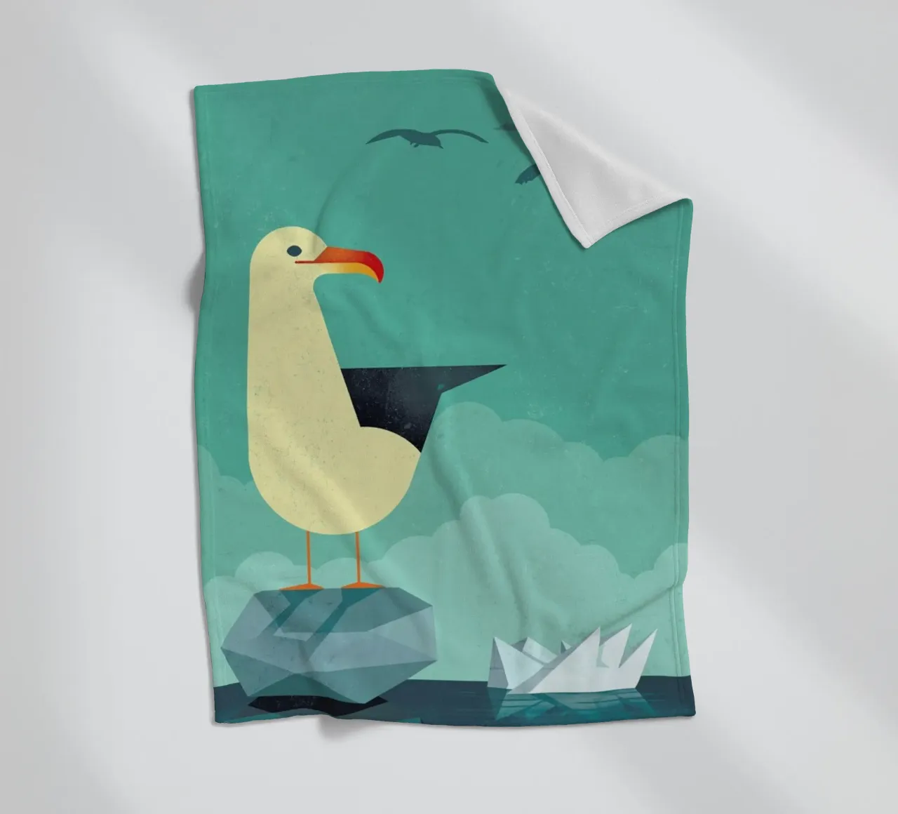 Seagull fleecedeken van Dieter Braun