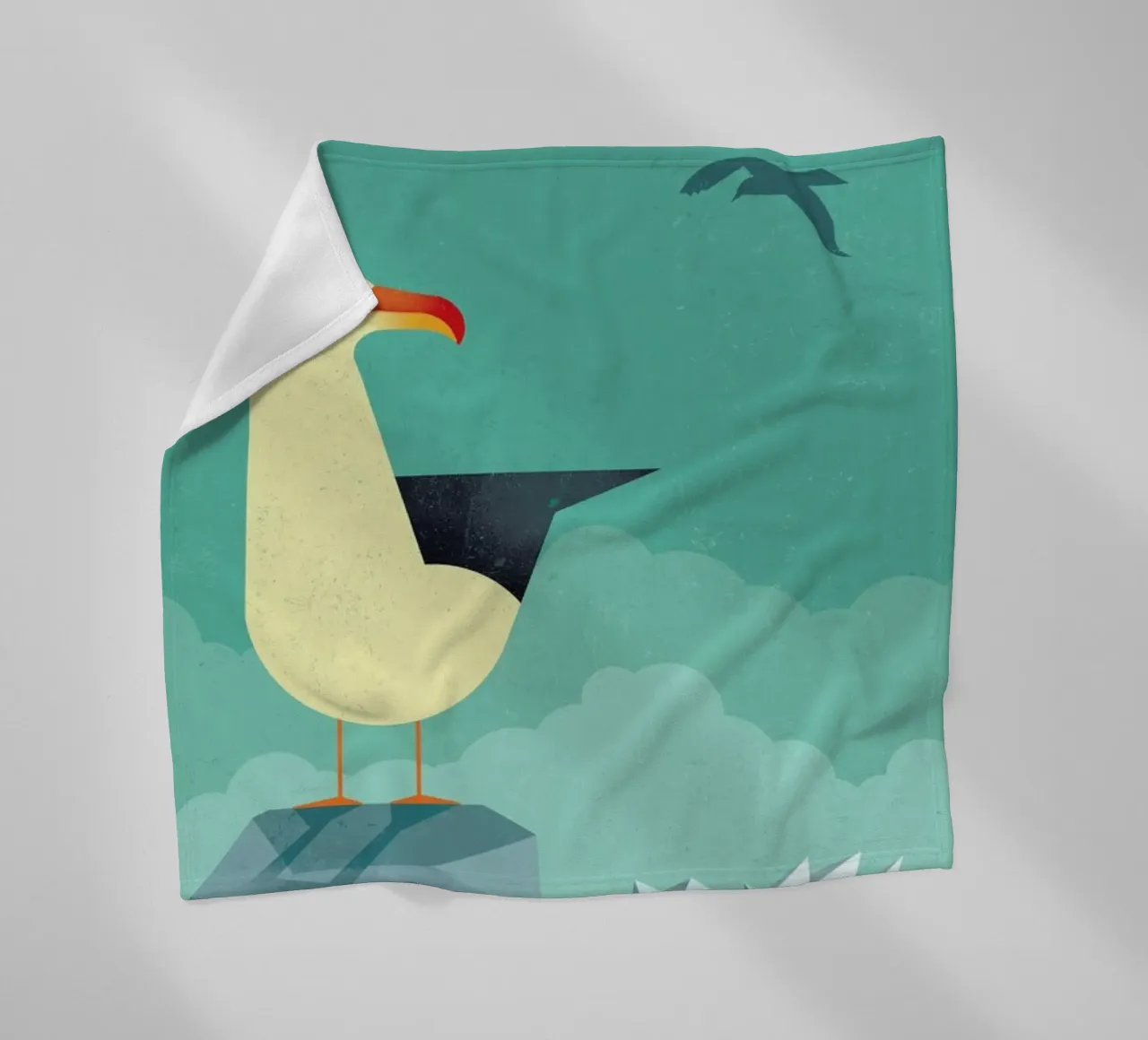 Seagull fleecedeken van Dieter Braun