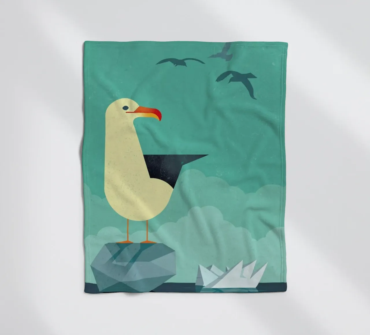 Seagull fleecedeken van Dieter Braun