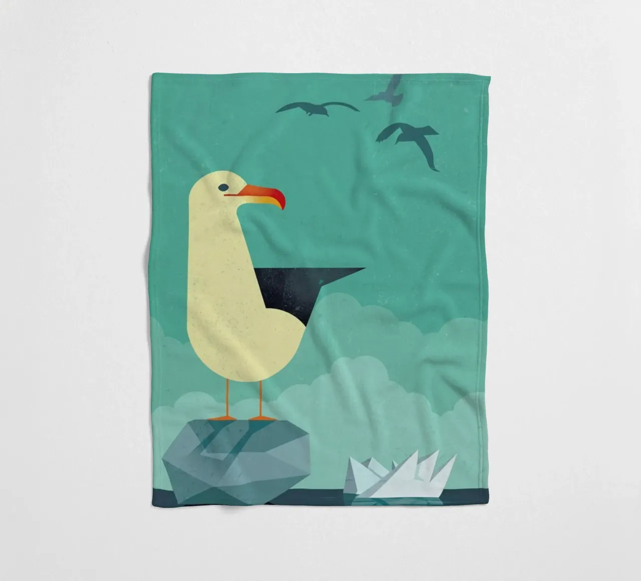 Seagull fleecedeken van Dieter Braun