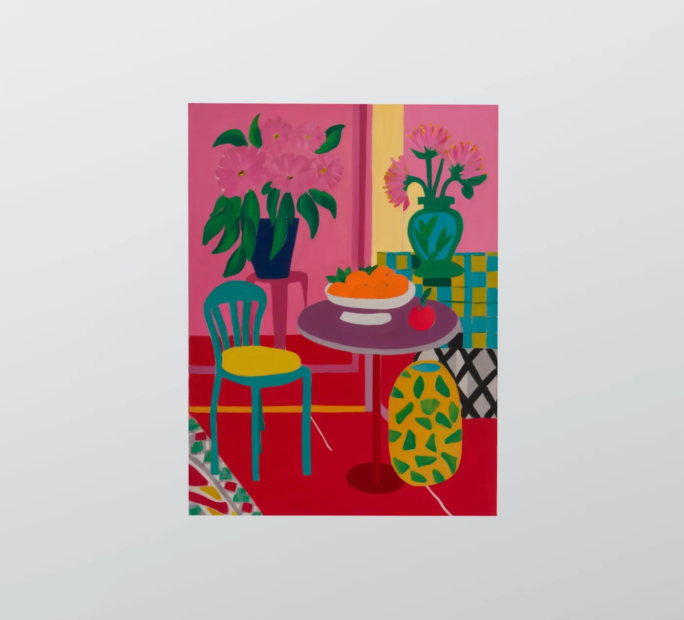 Rode tafel rendez-vous sticker van Tiga Bersama