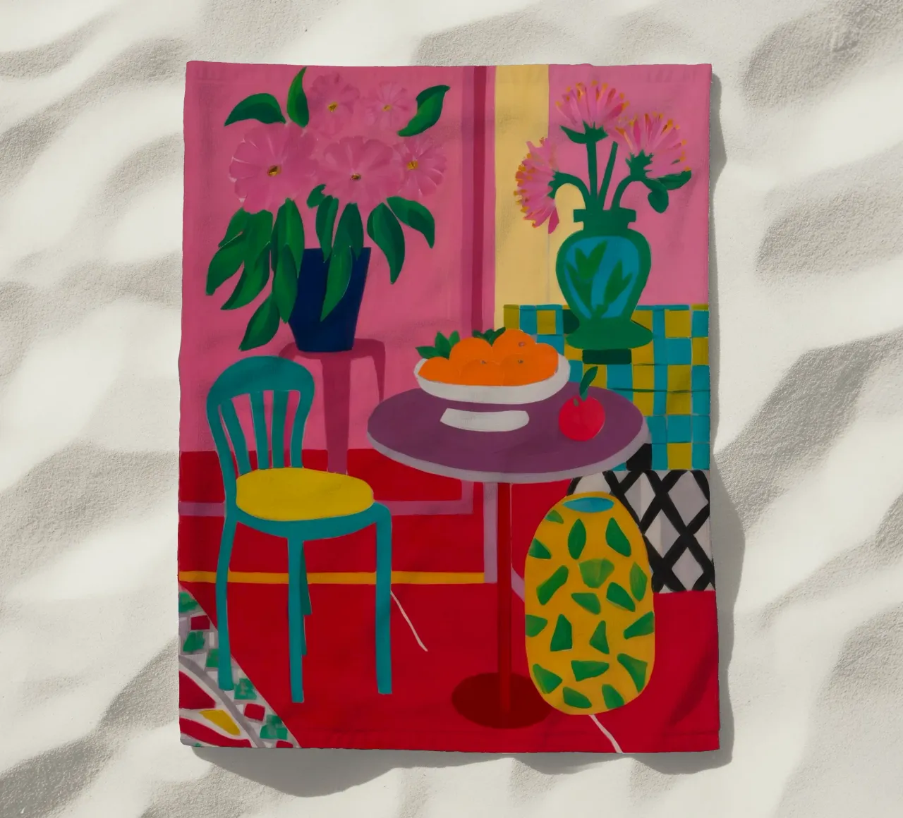 Appuntamento a Tavola Rossa telo mare da Tiga Bersama