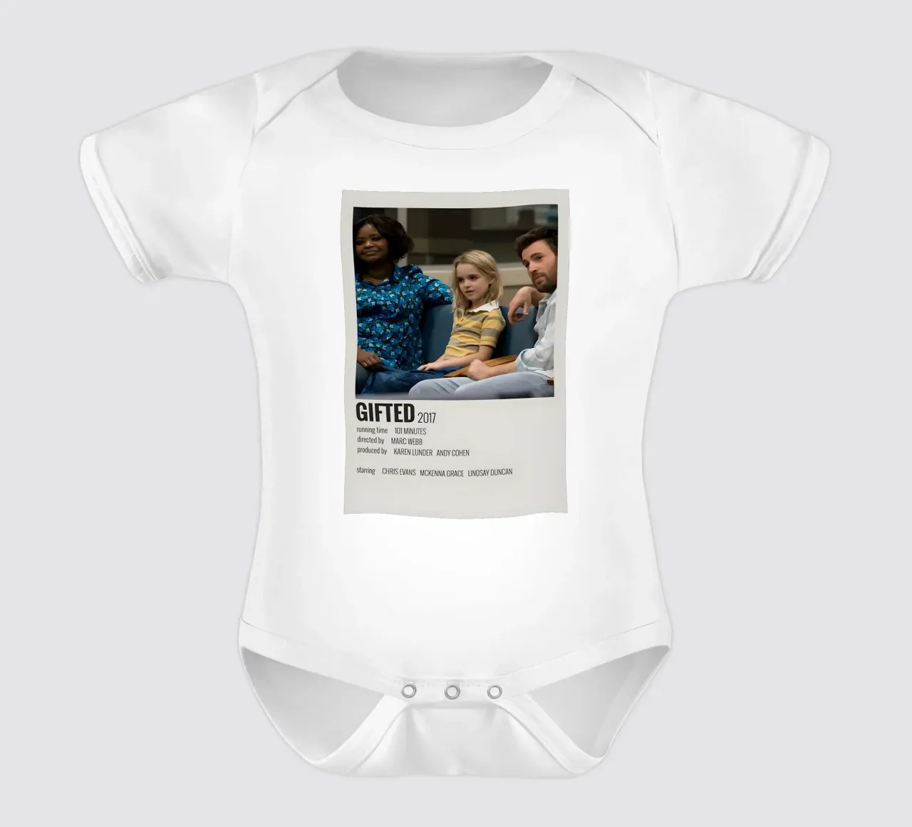 GIFTED 2017 body neonato maniche corte da MVFminimalist