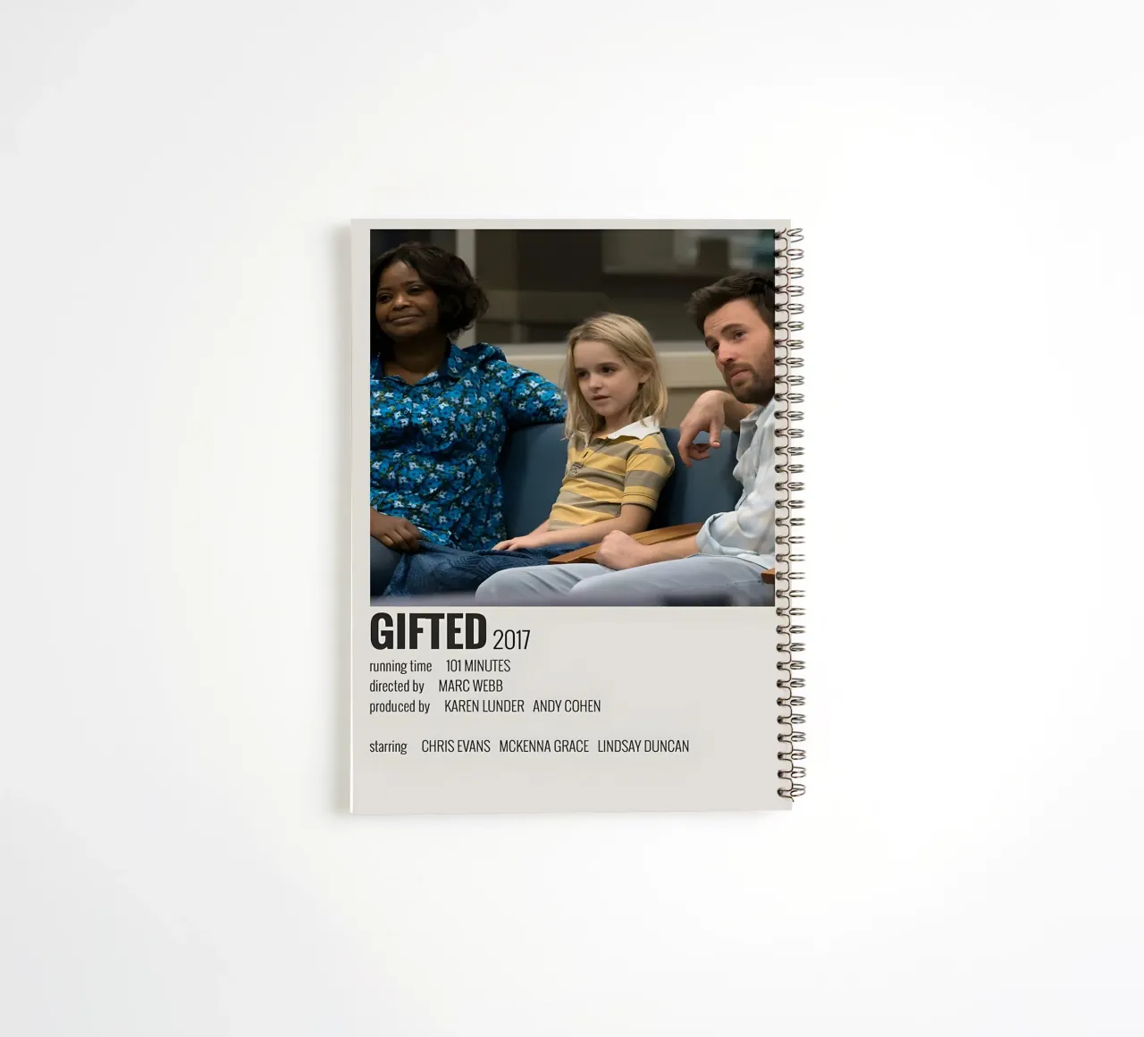 GIFTED 2017 spiral notebook by MVFminimalist