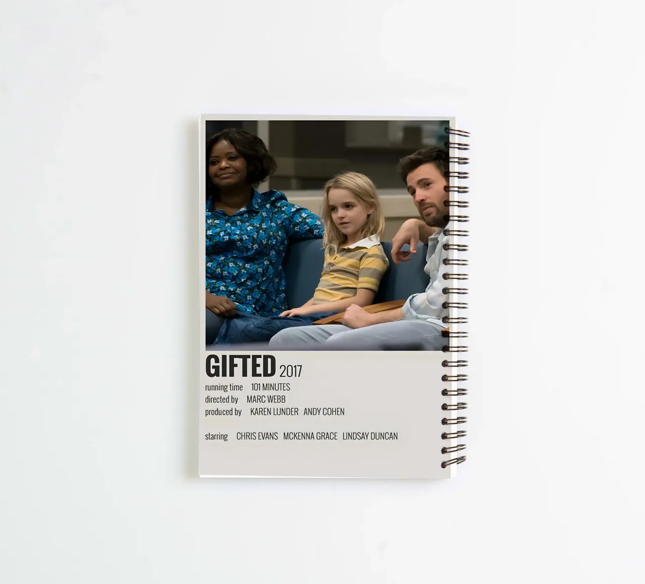 GIFTED 2017 spiral notebook by MVFminimalist