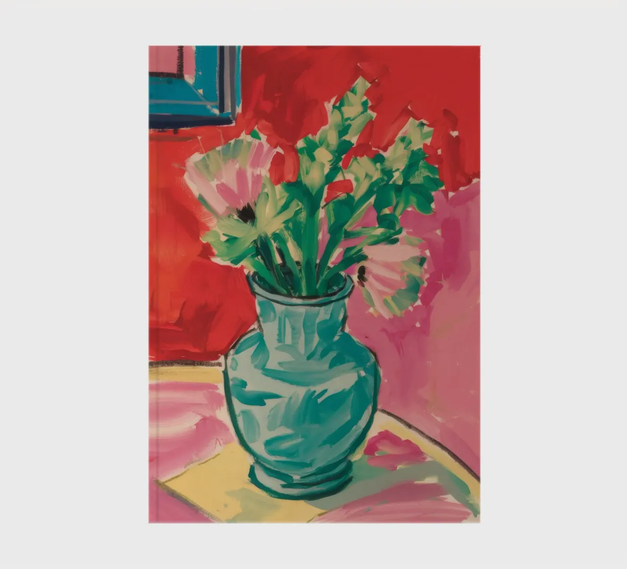 Turquoise Haze Bloom notebook by Tiga Bersama