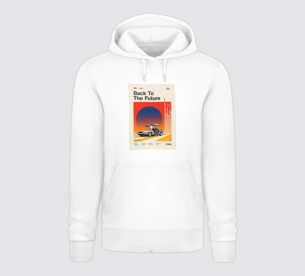 Minimalist Back To The Future felpa con cappuccio da G L