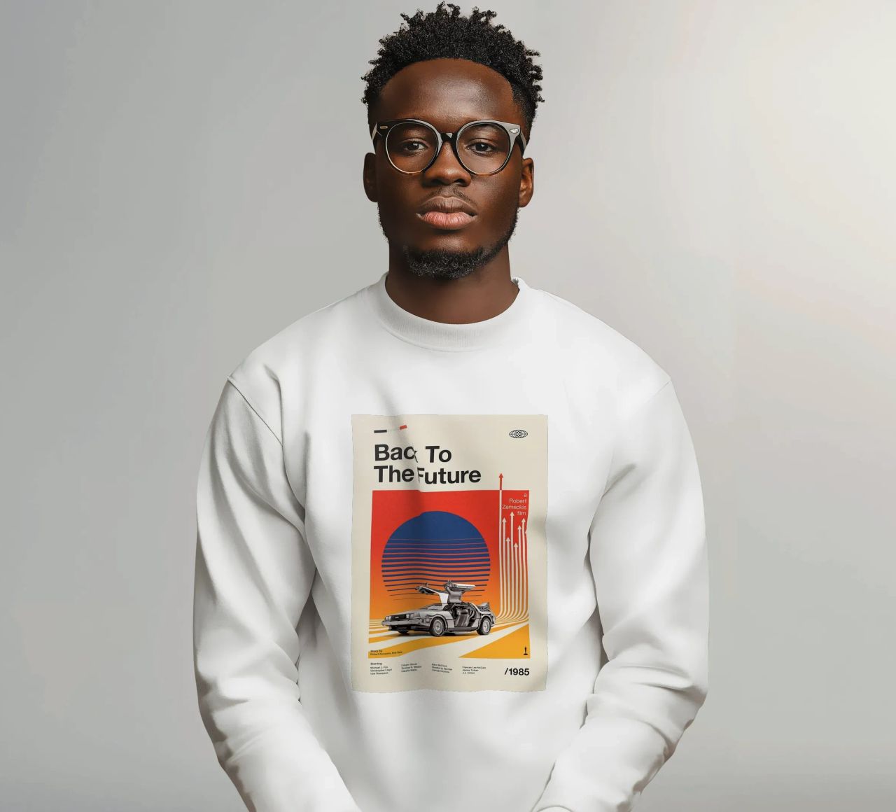 Minimalist Back To The Future felpa da G L