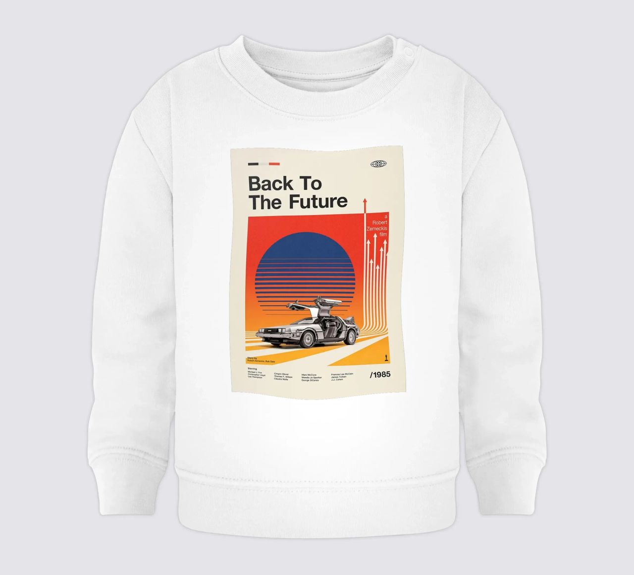 Minimalist Back To The Future felpa neonato da G L