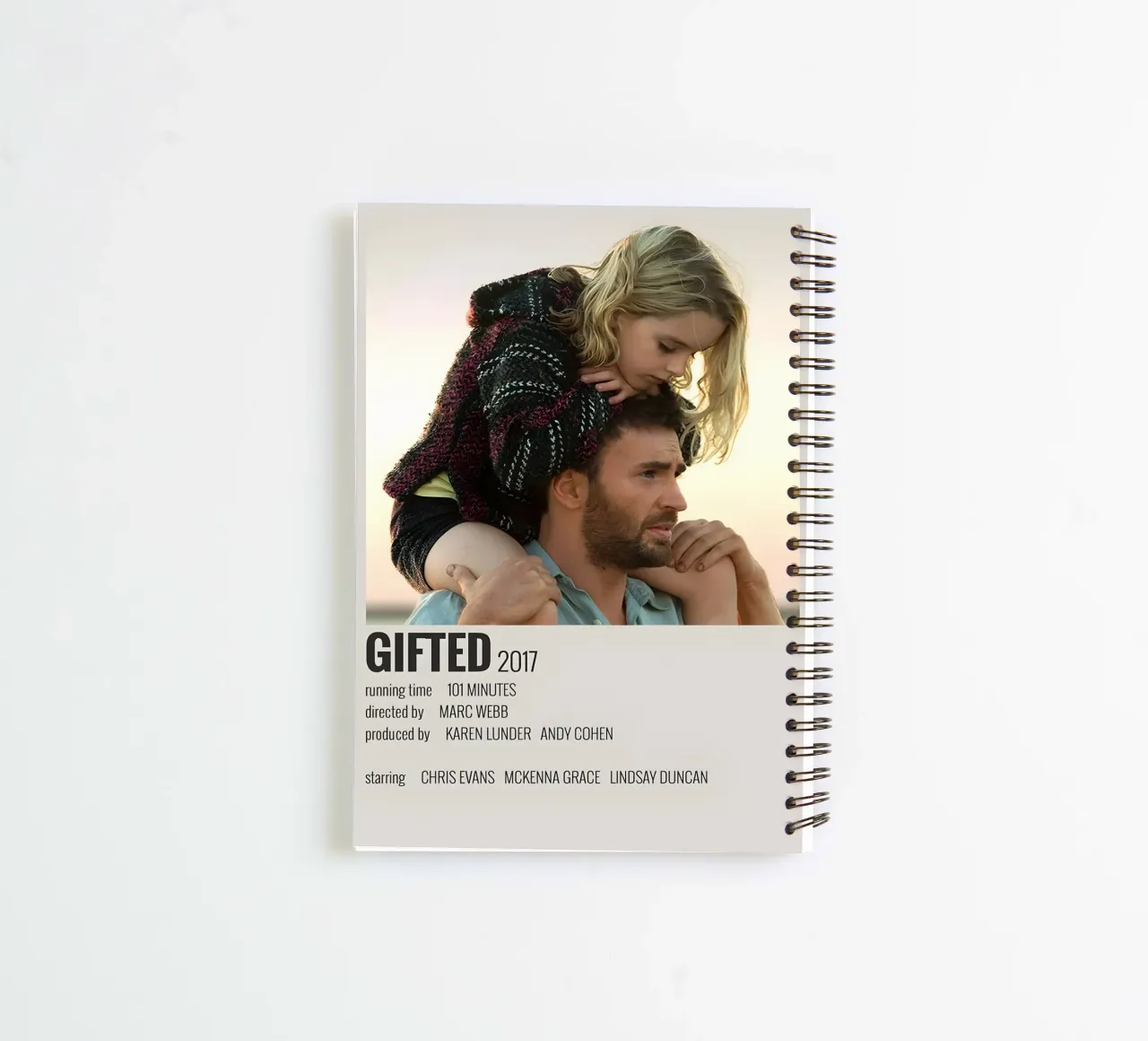 GIFTED 2017 diario ad anelli da MVFminimalist