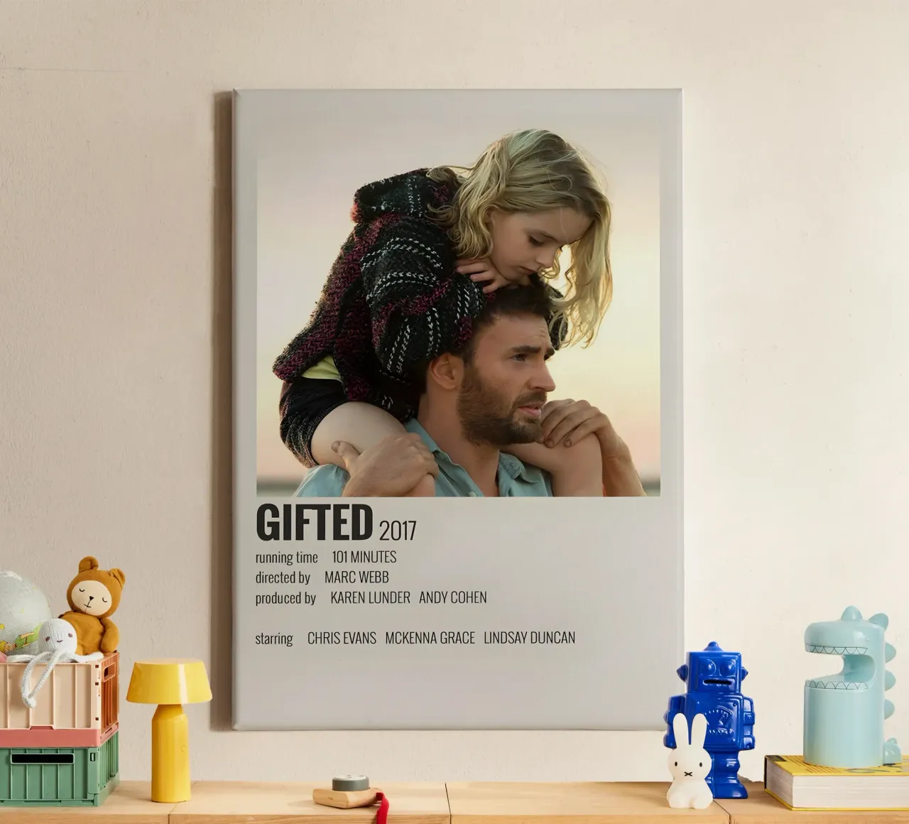 GIFTED 2017 tela con Cornice a cassetta da MVFminimalist