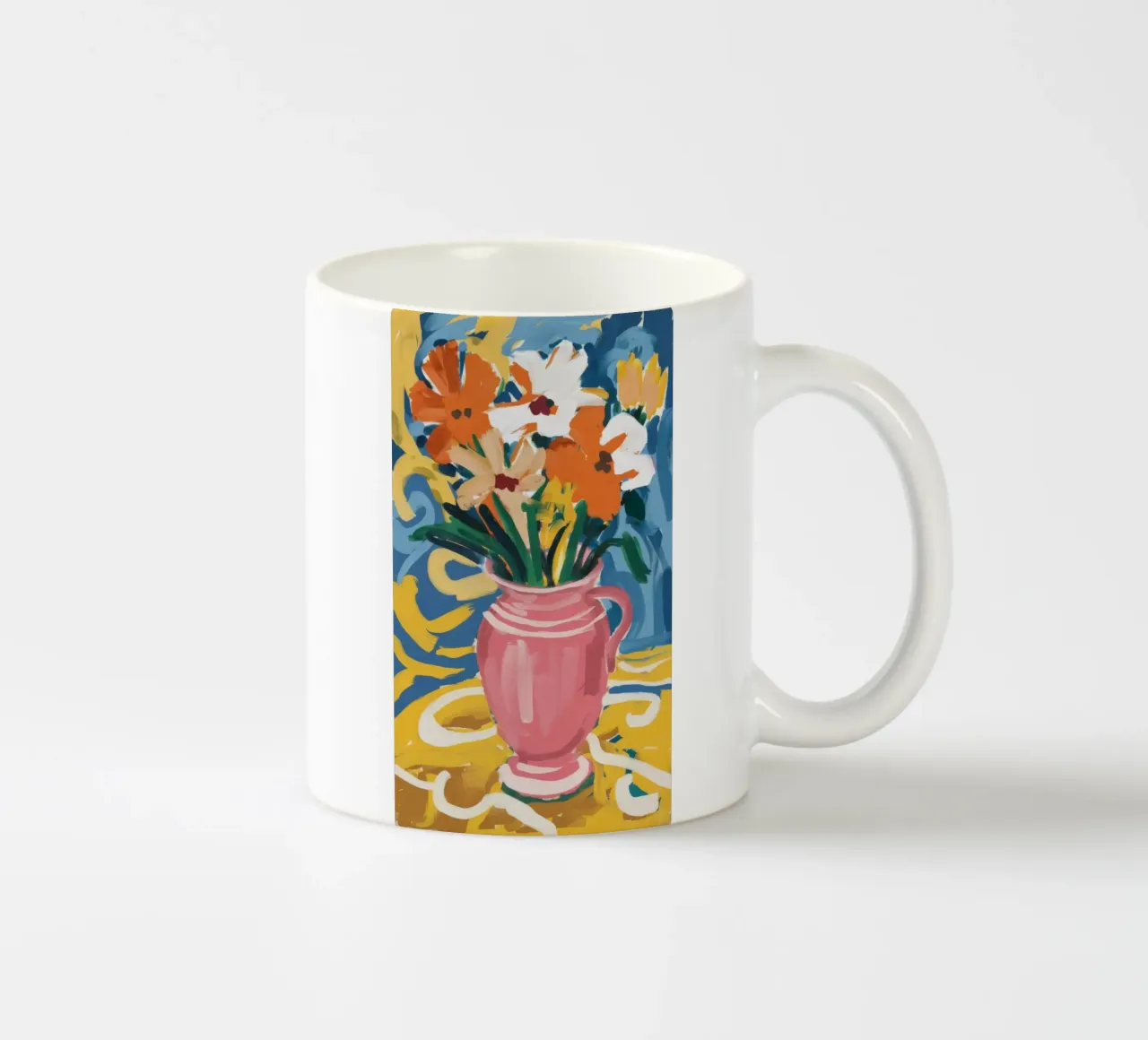 Energia astratta di Bloom tazza in ceramica da Tiga Bersama