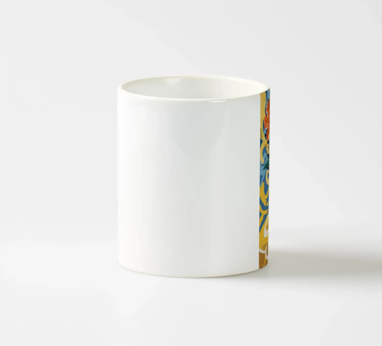 Energia astratta di Bloom tazza in ceramica da Tiga Bersama