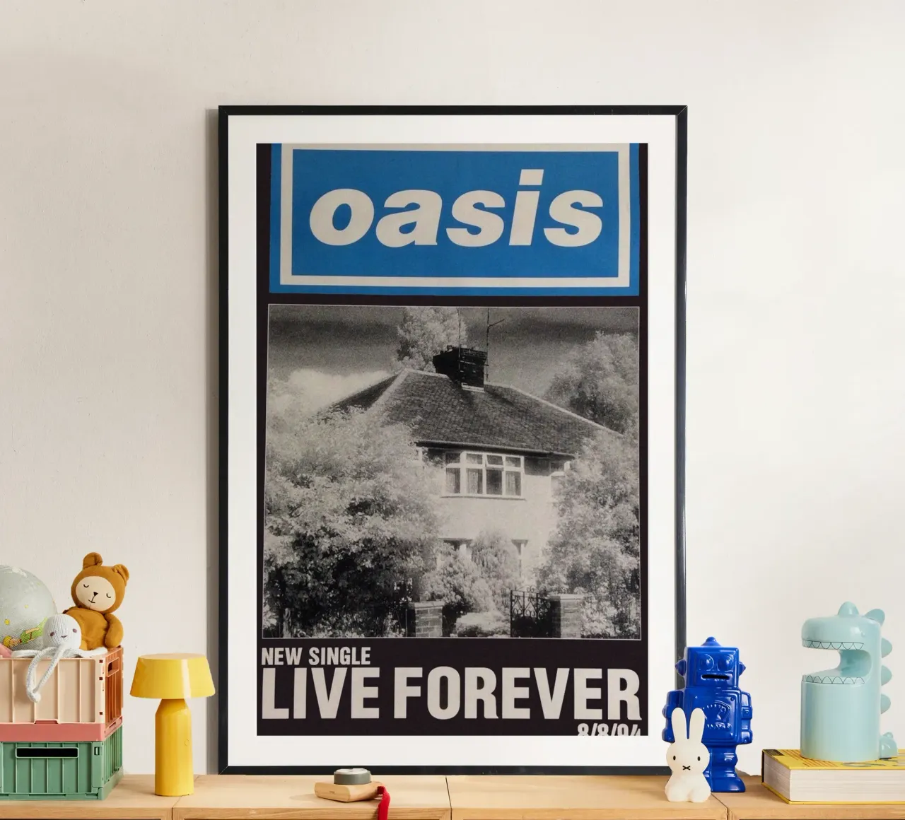 Wonderwall in Lichtern wiedergeboren Poster von volth