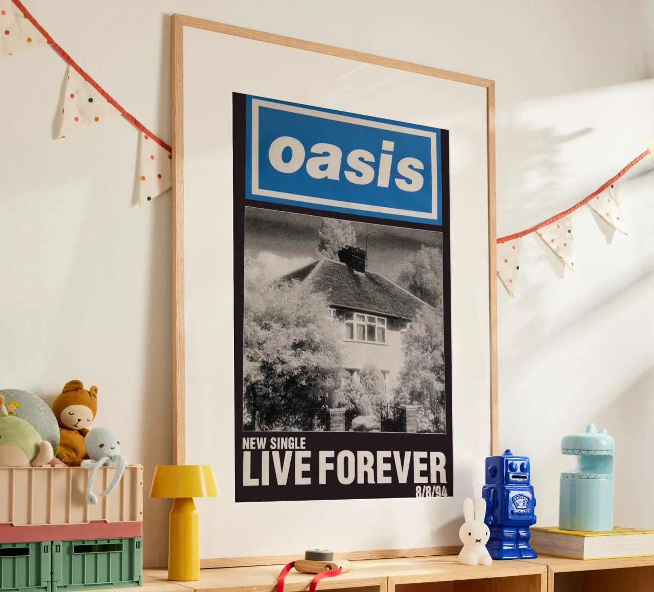 Wonderwall in Lichtern wiedergeboren Poster von volth