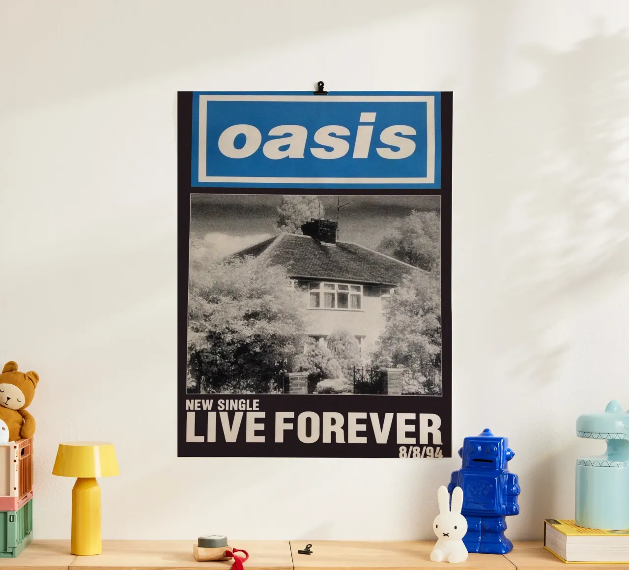 Wonderwall in Lichtern wiedergeboren Poster von volth