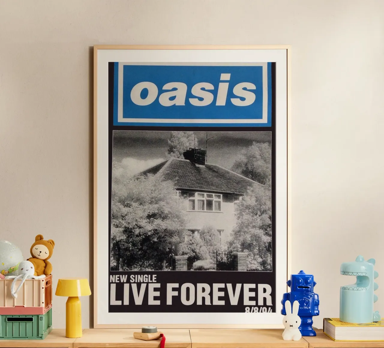 Wonderwall in Lichtern wiedergeboren Poster von volth