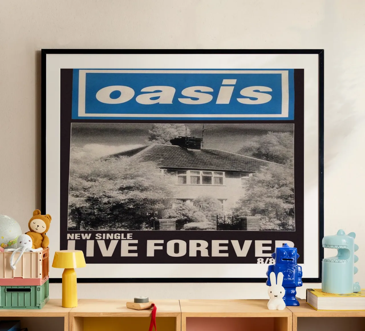Wonderwall in Lichtern wiedergeboren Poster von volth