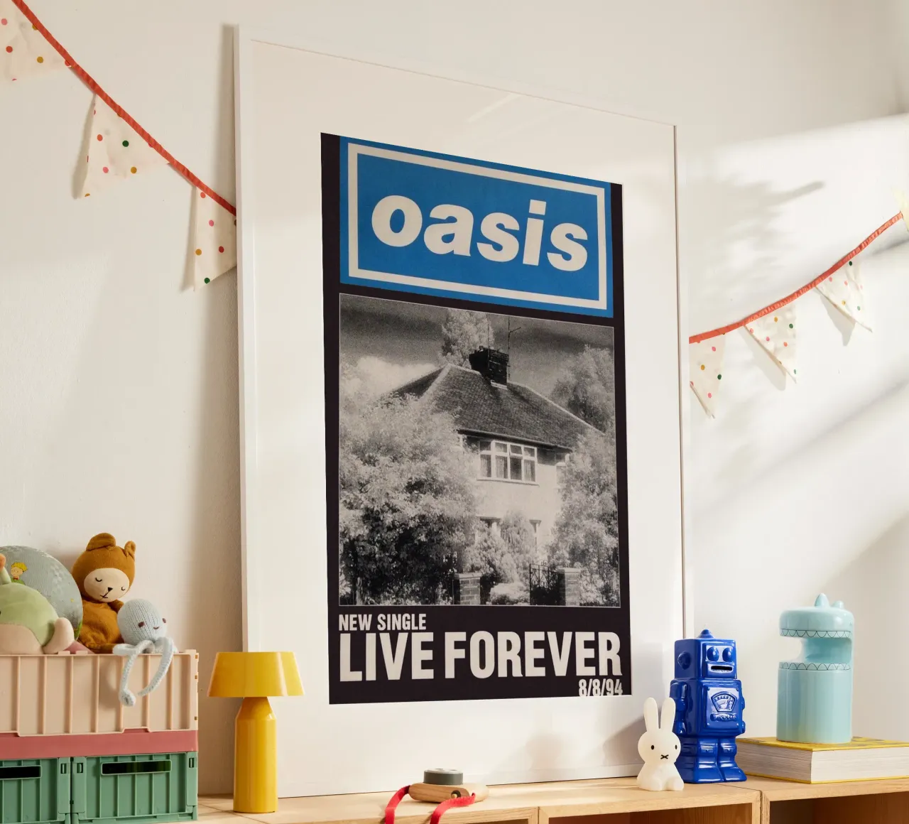 Wonderwall in Lichtern wiedergeboren Poster von volth