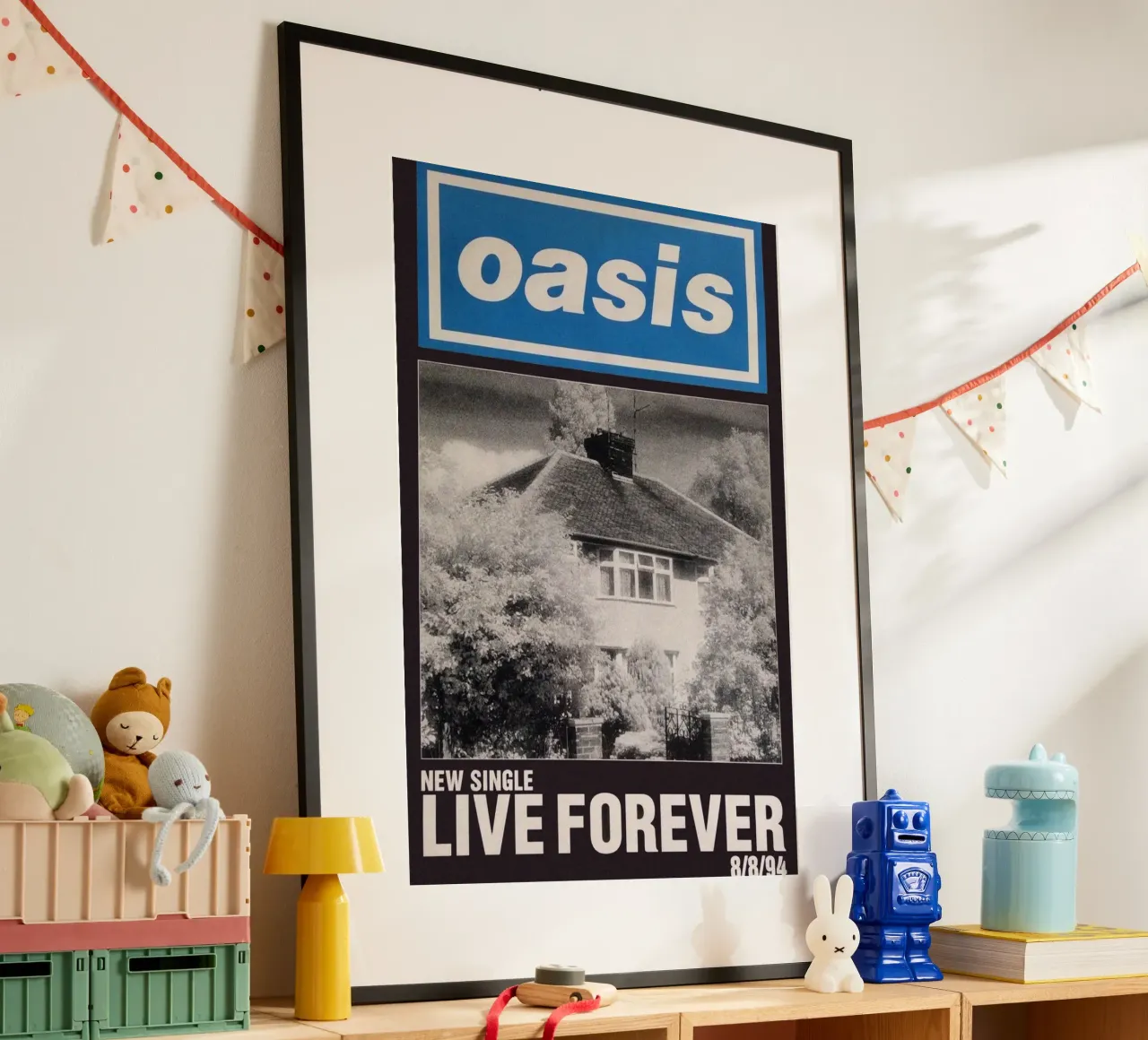Wonderwall in Lichtern wiedergeboren Poster von volth