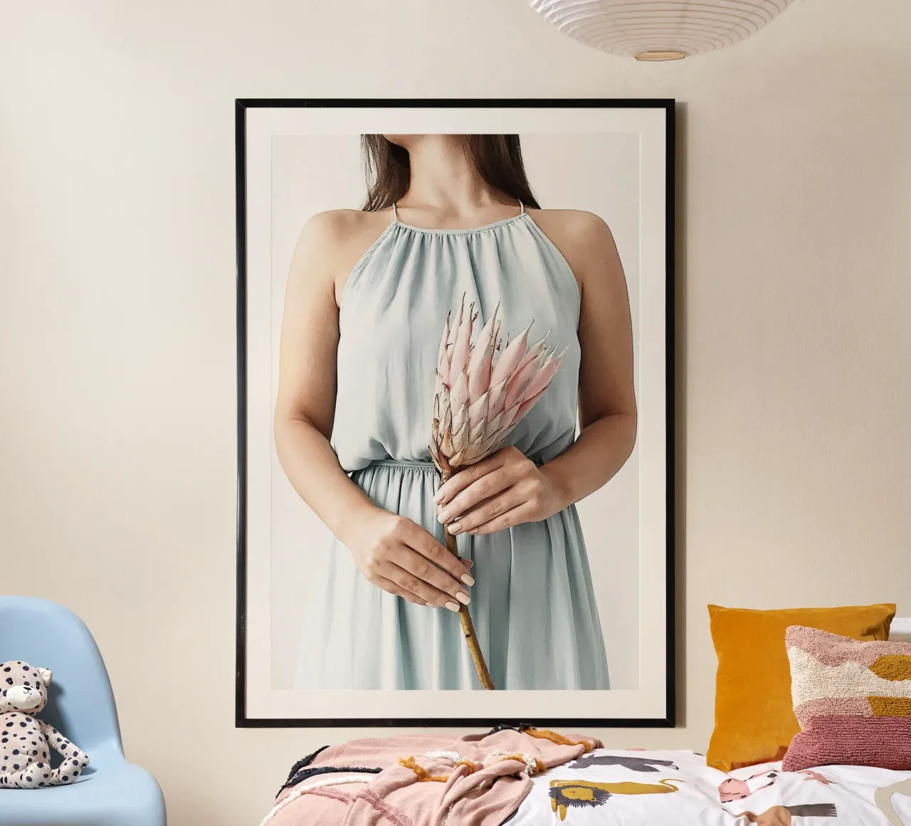 Sussurri blu poster da PhotoVibe Decor
