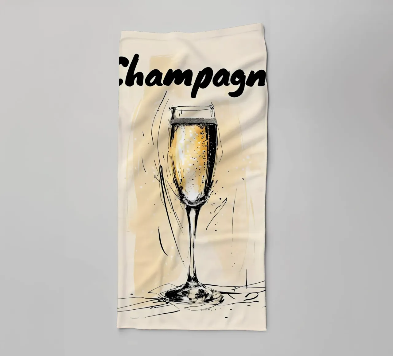 Bicchiere da champagne asciugamano da bagno da 🥝 KIWI STORE