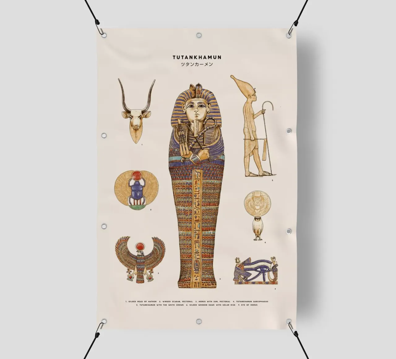 Tutankhamun telo in pvc da Florent Bodart